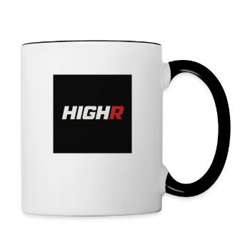HIGHR - Mug contrasté - blanc/noir - Droite