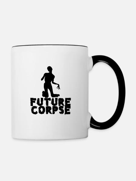 Future Corpse - Tasse zweifarbig - Weiß/Schwarz