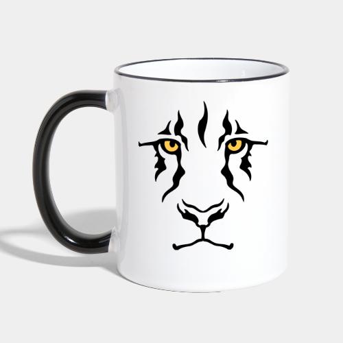 Le regard du lion - Mug contrasté