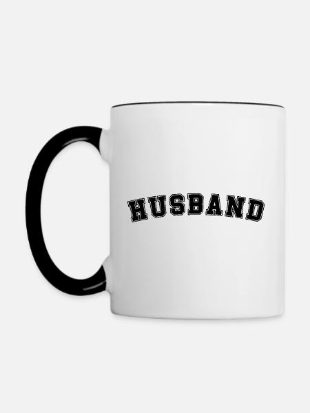 Ehemann - Tasse zweifarbig - Weiß/Schwarz