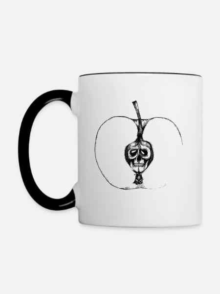Giftig - Tasse zweifarbig - Weiß/Schwarz