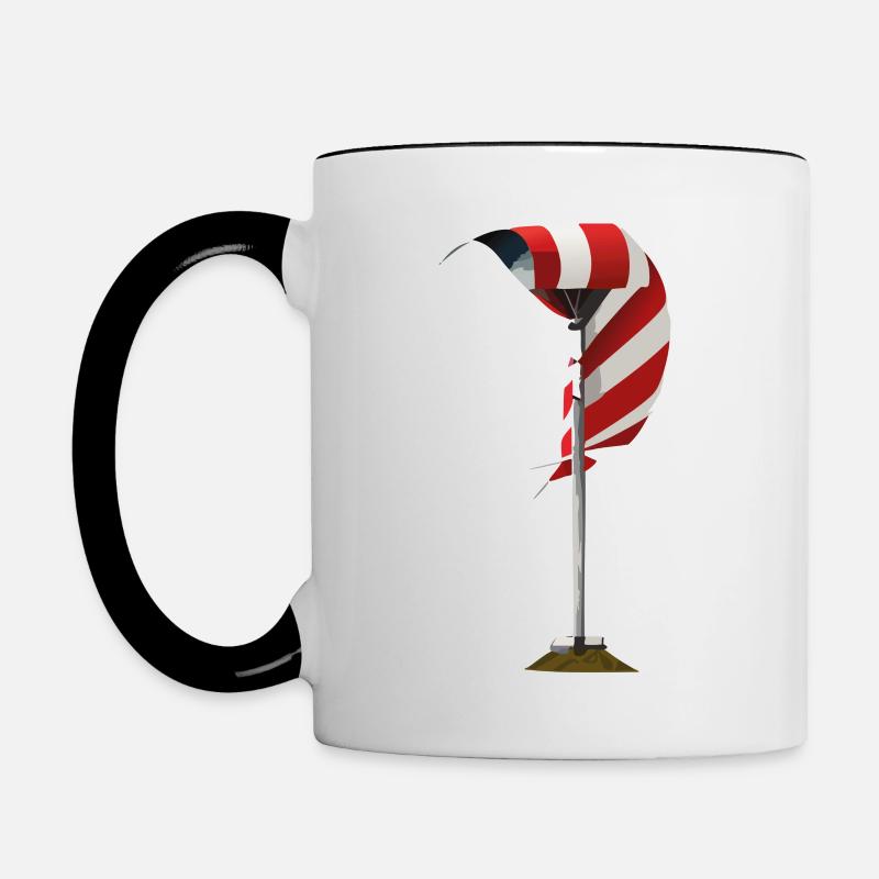 Manche à ventOnpole - Mug contrasté - blanc/noir