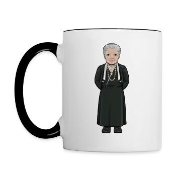 Selma Lagerlöf - Mug contrasté - blanc/noir - Gauche