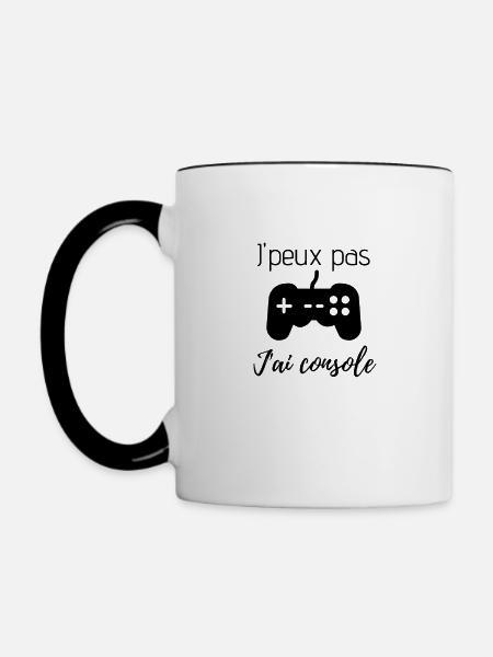 Ich kann nicht trösten - Tasse zweifarbig - Weiß/Schwarz