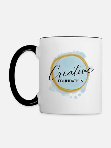 Kreativität - Kreativer Mensch / Beruf - Tasse zweifarbig - Weiß/Schwarz