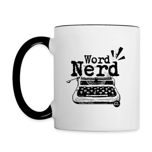 Word Nerd! (black) - Tofarvet krus