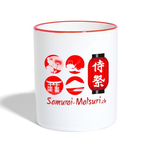 Samurai Matsuri Festival - Tasse zweifarbig