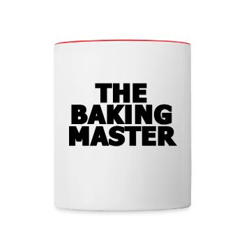 Produits dérivés de la pâtisserie par Printflow - Mug contrasté - blanc/rouge - Devant