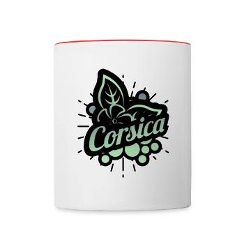 Corsica - Contrasting Mug - white/red - Front