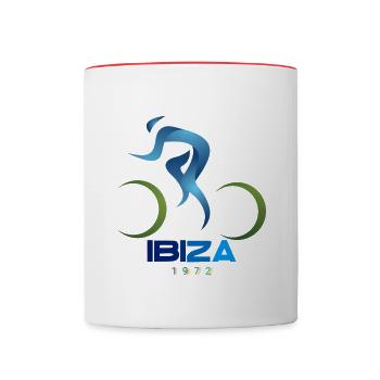 Ibiza - Tasse zweifarbig - Weiß/Rot - Vorne