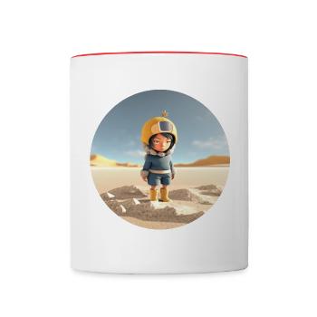World Explorer - Contrasting Mug - white/red - Front