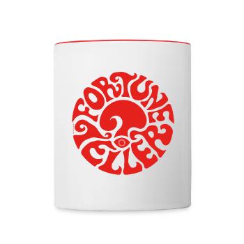 FORTUNE TELLER - rot - Wahrsager*in psychedelic - Tasse zweifarbig - Weiß/Rot - Vorne