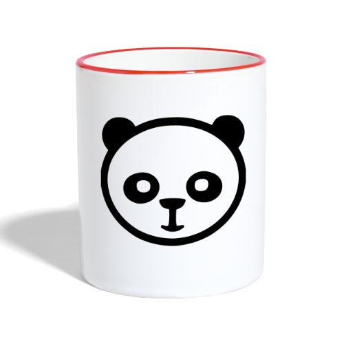 Pandabär, Große Panda, Riesenpanda, Bambusbär - Tasse zweifarbig