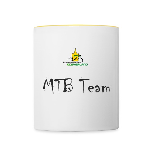 Team MTB (helle Shirt-Farben) - Tasse zweifarbig