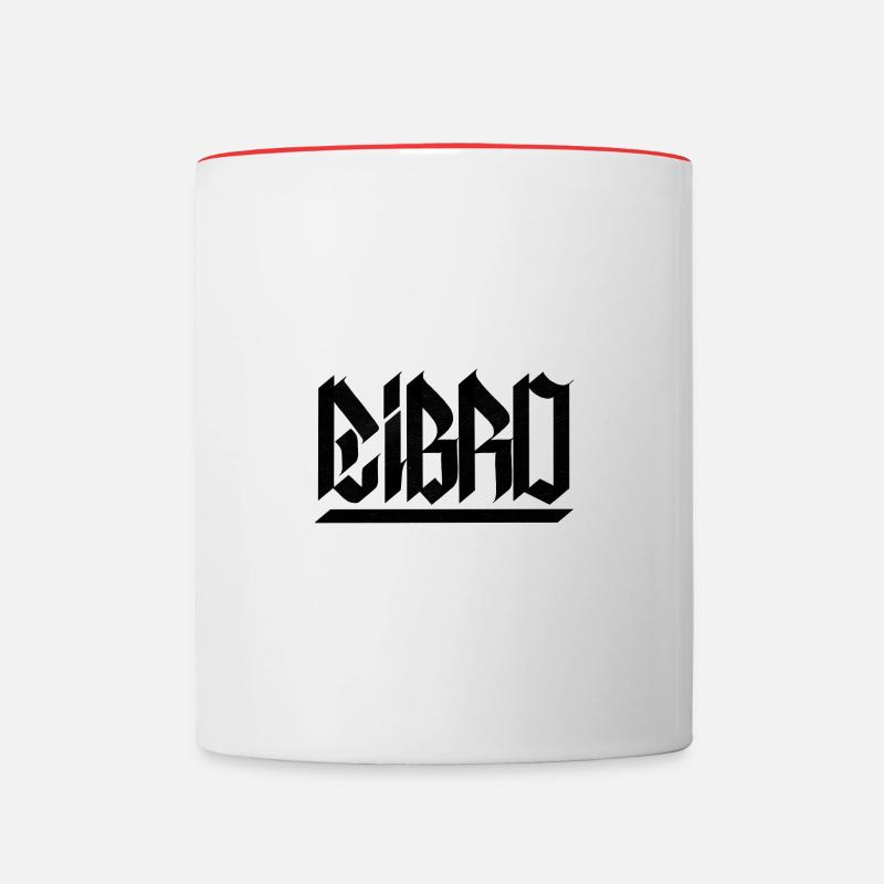 Blackface - Mug contrasté - blanc/rouge