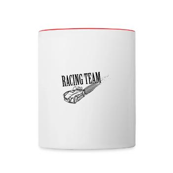 Race Car - Contrasting Mug - white/red - Front