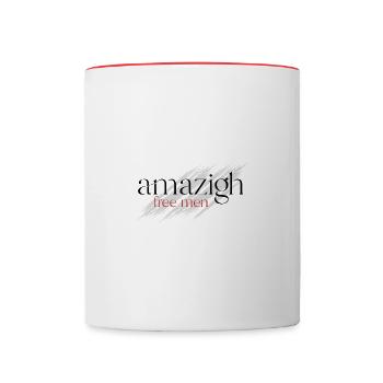 Amazigh - Tasse zweifarbig - Weiß/Rot - Vorne