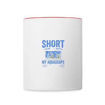 Aquascape is a great lover of - Contrasting Mug - white/red - Front