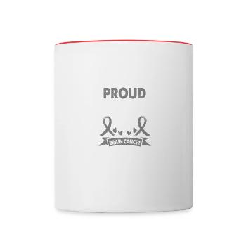 Soeur de la - Mug contrasté - blanc/rouge - Devant