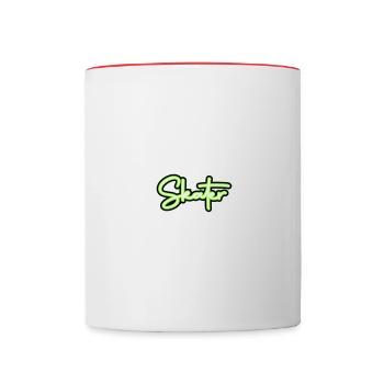 skater - Contrasting Mug - white/red - Front