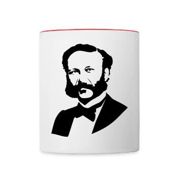 Henry Dunant - Tasse zweifarbig - Weiß/Rot - Vorne