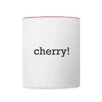 Cherry - Contrasting Mug - white/red - Front
