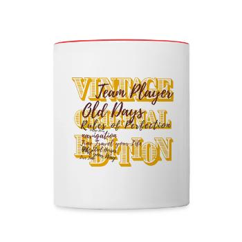 VINTAGE EDITION - Contrasting Mug - white/red - Front