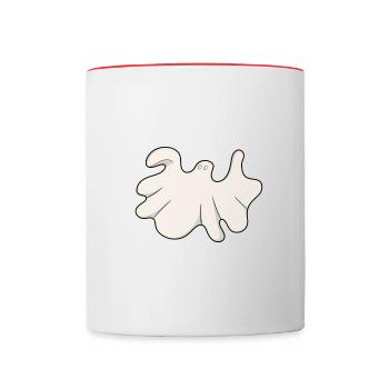 Geist - Tasse zweifarbig - Weiß/Rot - Vorne