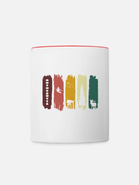 Südharz Merch - Rothesütte - Tasse zweifarbig - Weiß/Rot