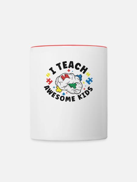 Sonderschullehrer Sped Teacher Inclusion - Tasse zweifarbig - Weiß/Rot