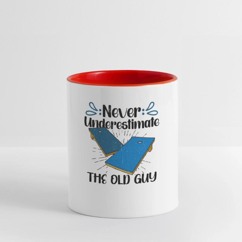 Cornhole Throwing Cornhole player Cornhole lover Contrasting Mug
