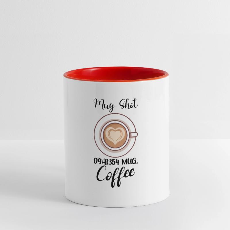 Coffee Lover Caffeine Molecule Java Latte Espresso Contrasting Mug