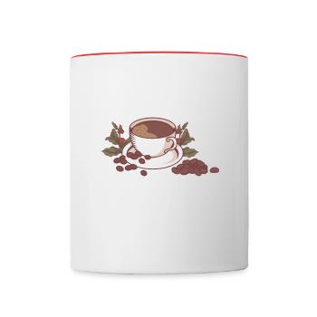 Golf Player Golfer Golf Golf Cart Golf Mom - Contrasting Mug - white/red - Front