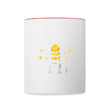 Spelling Bee Champion Word Contest - Contrasting Mug - white/red - Front