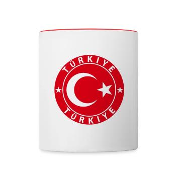 Türkei - Tasse zweifarbig - Weiß/Rot - Vorne