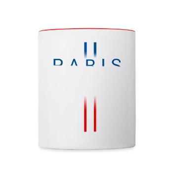 Paris - Mug contrasté - blanc/rouge - Devant