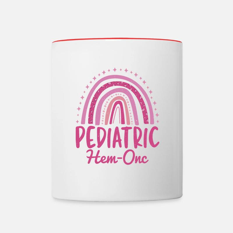 Paediatric hematologist - Contrasting Mug - white/red