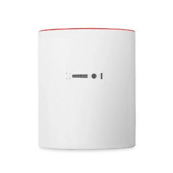 Préférez Ukulele Guitariste Hawaïen Music Player - Mug contrasté - blanc/rouge - Devant
