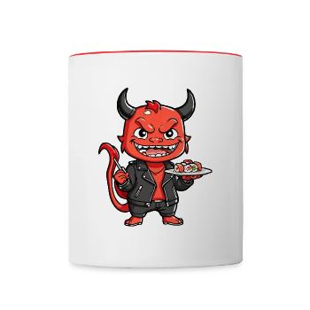 Red Devil - Contrasting Mug - white/red - Front