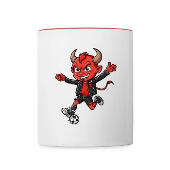 Red Devil - Contrasting Mug - white/red - Front