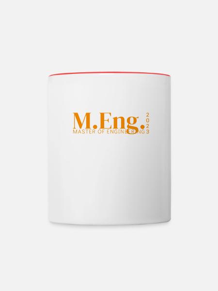M.Eng. - MASTER OF ENGINEERING 2023 - Contrasting Mug - white/red