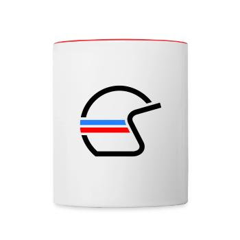 Gerikho - Mug contrasté - blanc/rouge - Devant