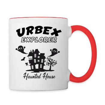 Urbex Explorer - Mug contrasté - blanc/rouge - Droite