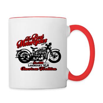 The Best Motorcycles VLH since 1936 USA Tradition - Contrasting Mug - white/red - Right