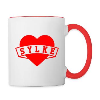 Sylke Herzen - Contrasting Mug - white/red - Right
