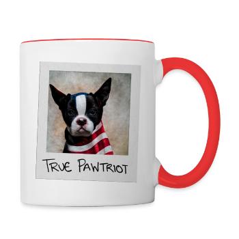 True Patriot - Contrasting Mug - white/red - Right