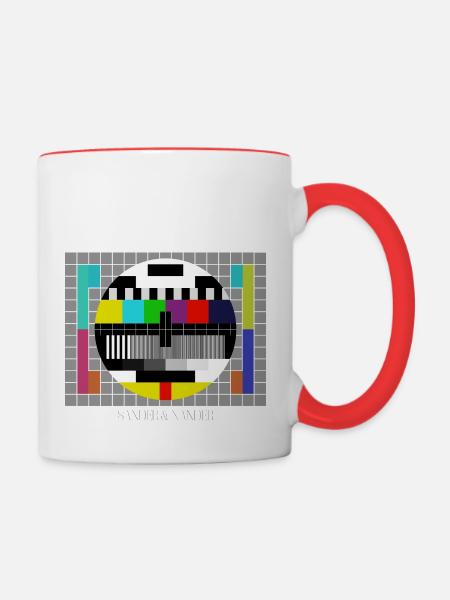 SANDER XANDER 13 - Tasse zweifarbig - Weiß/Rot
