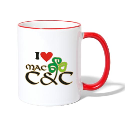 I-love-MacC&C - Tasse zweifarbig
