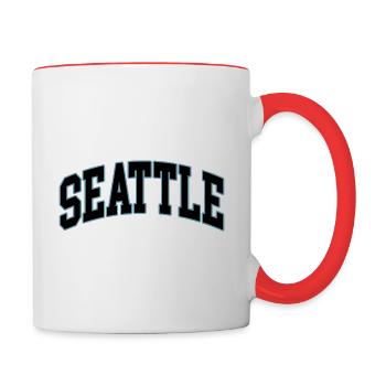 Seattle - Contrasting Mug - white/red - Right