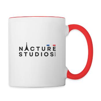 Nicture Studios Paris - Contrasting Mug - white/red - Right